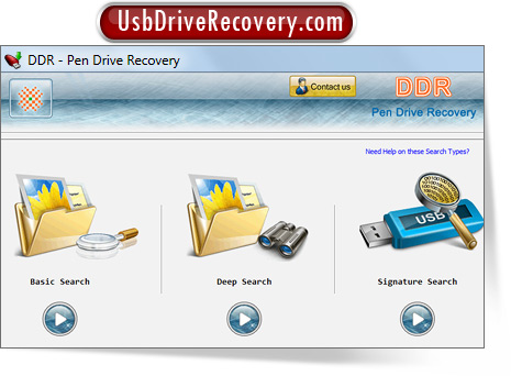 USB Drive Data Recovery Software Screenshot