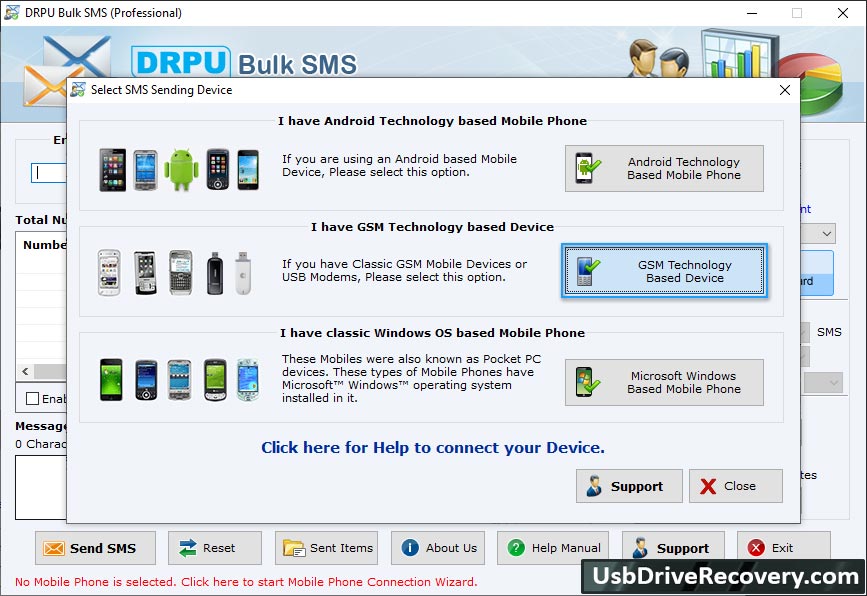 Bulk SMS Software for GSM Mobile Phone