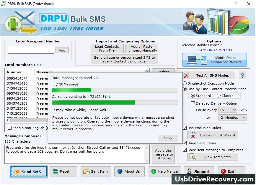 Bulk SMS Software – Professional