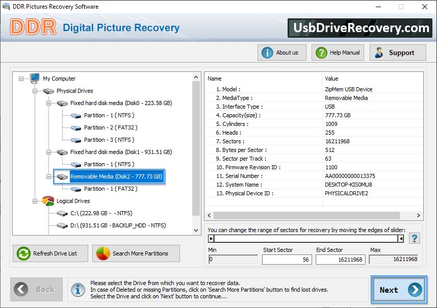Digital Pictures Recovery Software