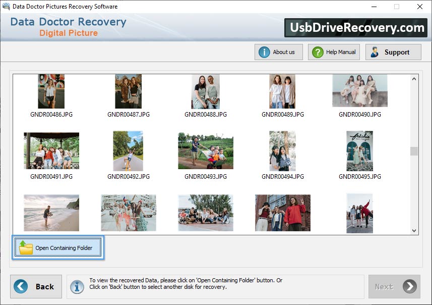 Digital Pictures Recovery